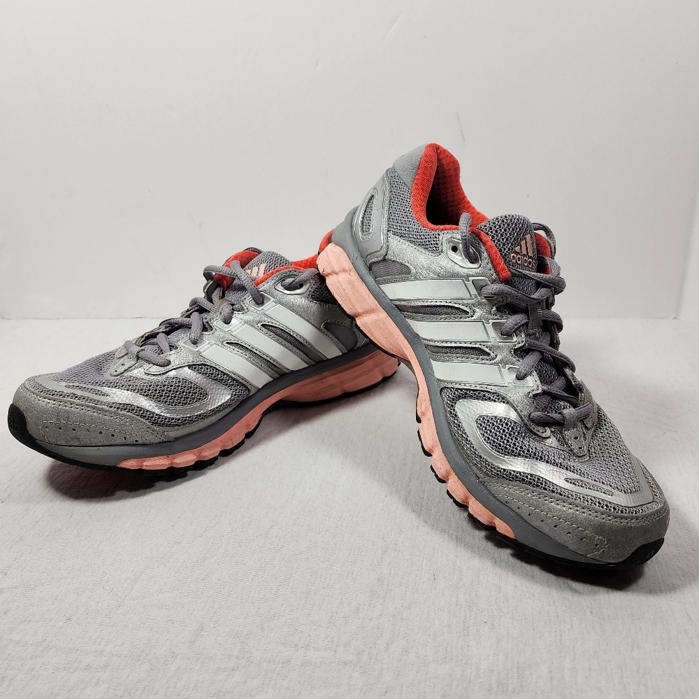 ADIDAS RESPONSE  CUSHION 22 WOMEN'S RUNNING SNEAKERS SIZE 8 GRAY